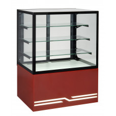 Холодильная витрина Unis Cube II 1000 (красный)